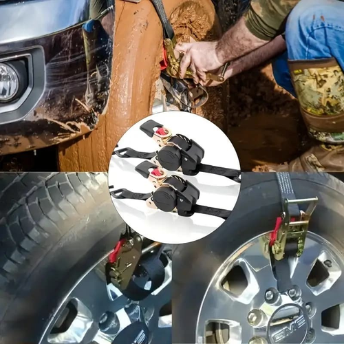 Upgraded 2025 Retractable Ratchet Strap (Perfect Gift for Men💙)