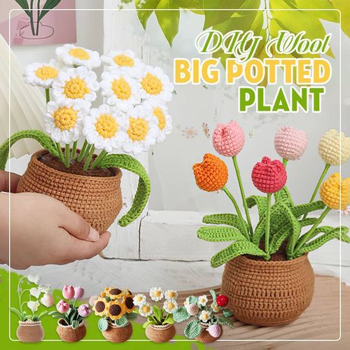 DIY Wool Big Potted Plant  (Mother's Day promotion 40% OFF)