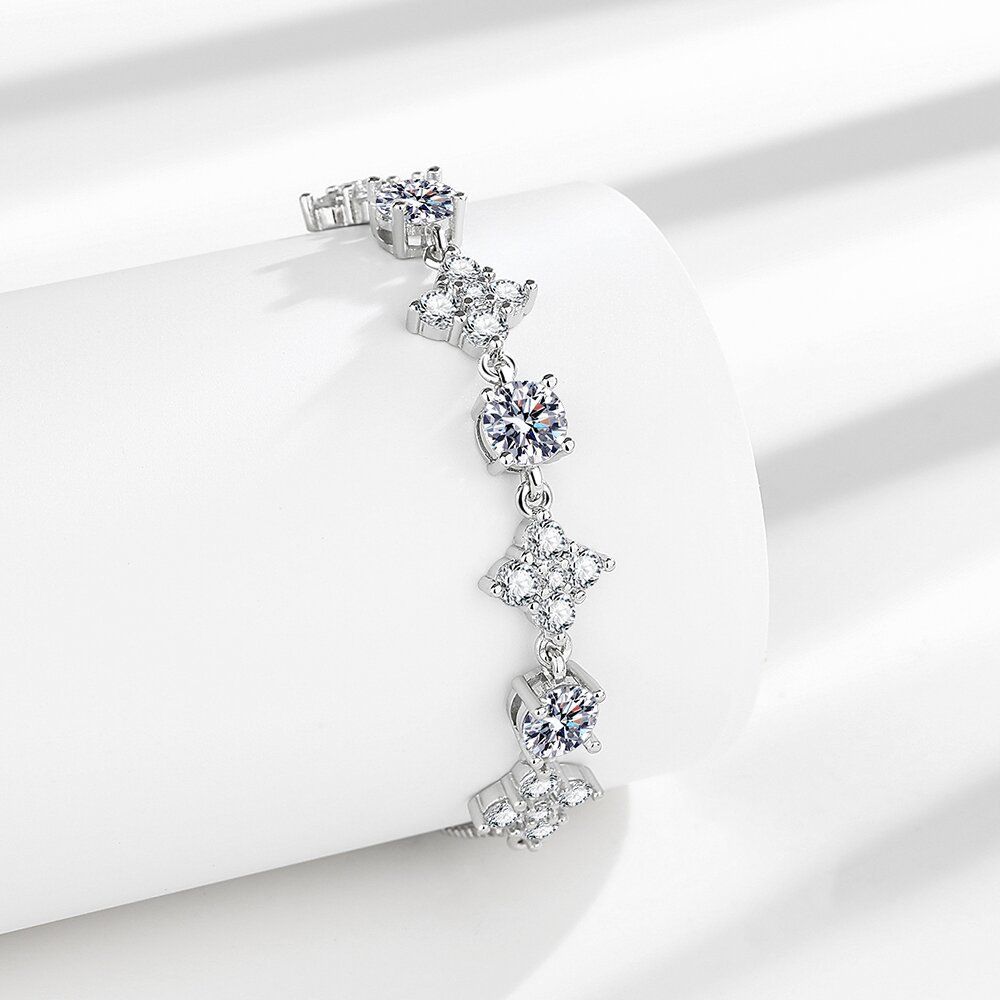 Simplicity Full Diamond Zircon Bracelet