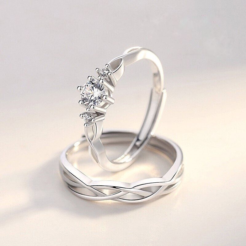 Lingering Love Open Couple Ring（New Customers Exclusive）
