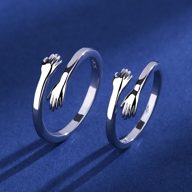 Love Embrace Couple Ring