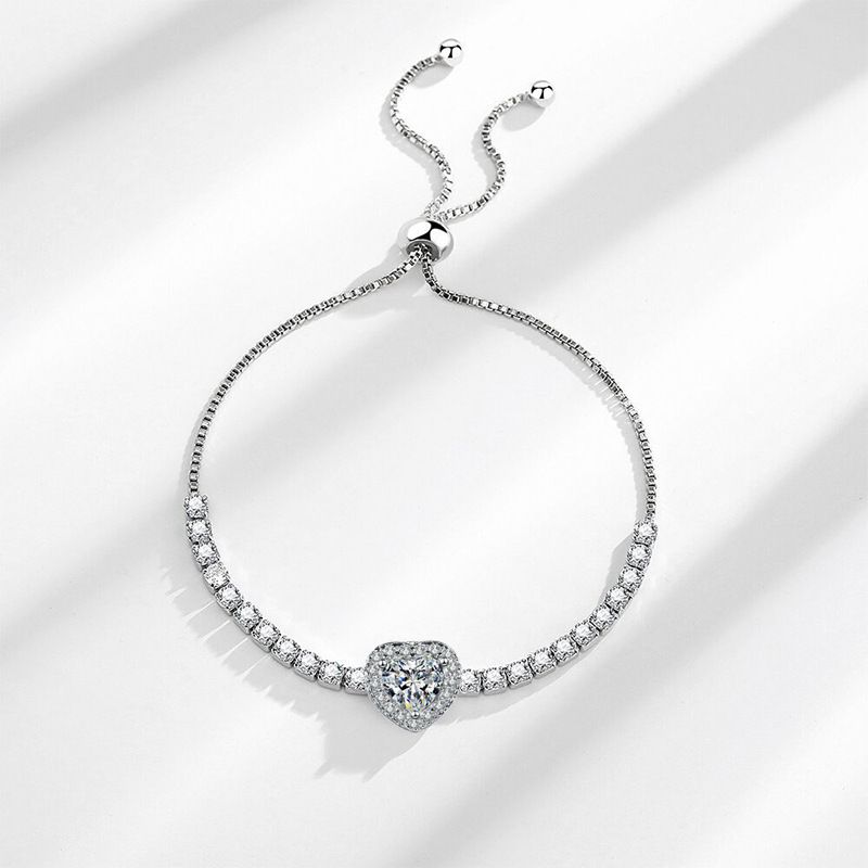 French Pull Heart Bracelet
