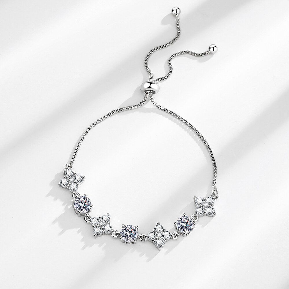 Simplicity Full Diamond Zircon Bracelet