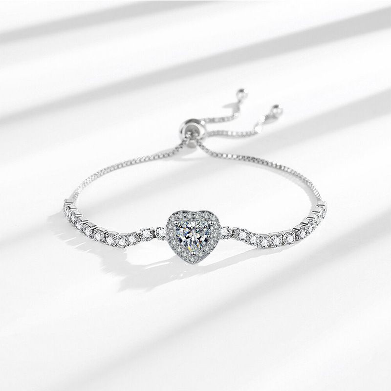 French Pull Heart Bracelet