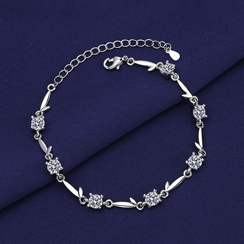 Crystal Flower Language Bracelet
