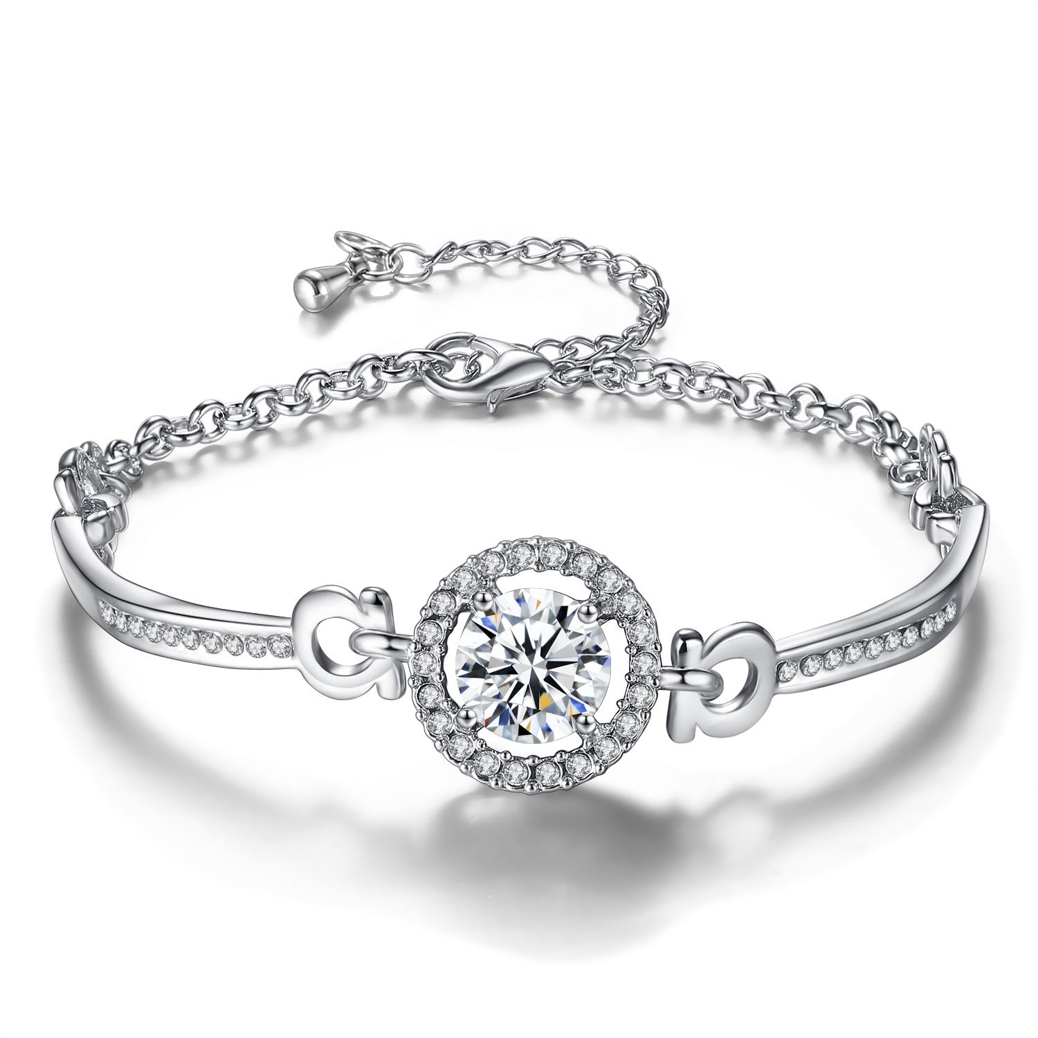 Holy Light Zircon Pendant Bracelet