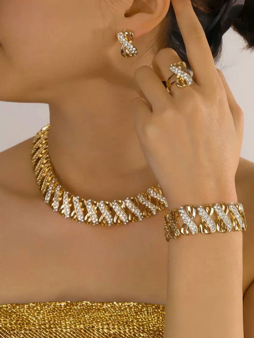 Four-piece jewelry set