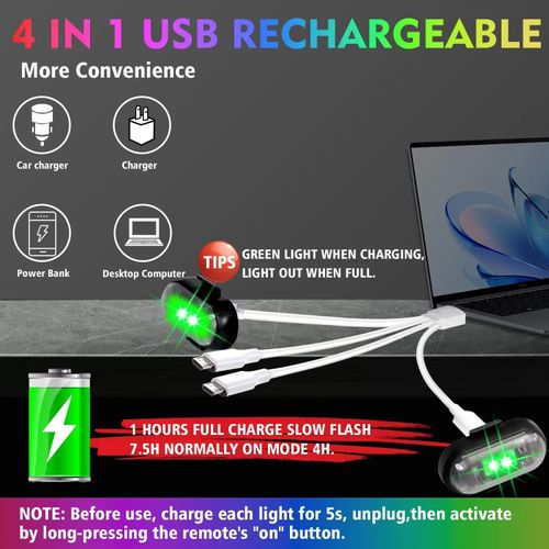 8 colors Wireless LED Strobe Lights