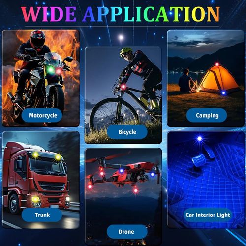 8 colors Wireless LED Strobe Lights