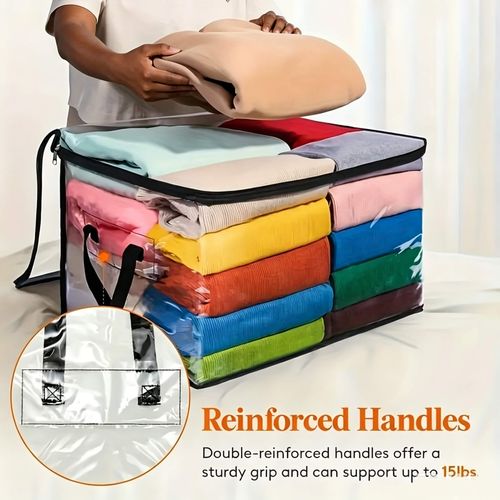 Transparent, Large-Capacity PVC Storage Bags