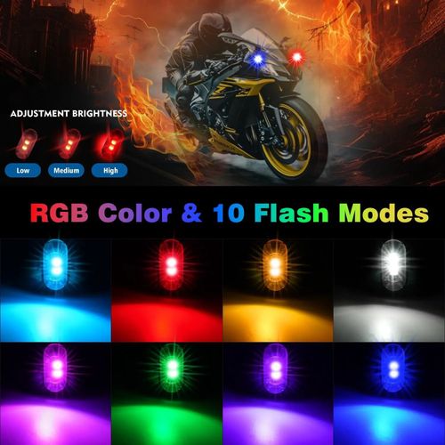 8 colors Wireless LED Strobe Lights