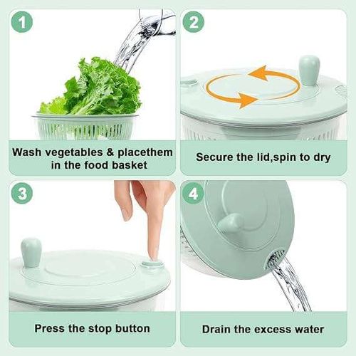 All-in-One Fruit & Veggie Washer, Chopper & Dryer