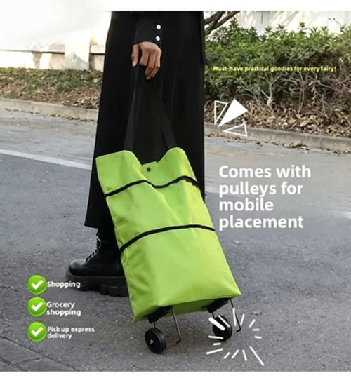 portable tug shopping cart