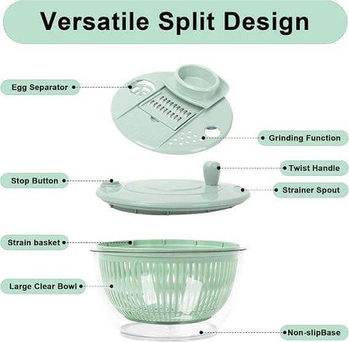 All-in-One Fruit & Veggie Washer, Chopper & Dryer