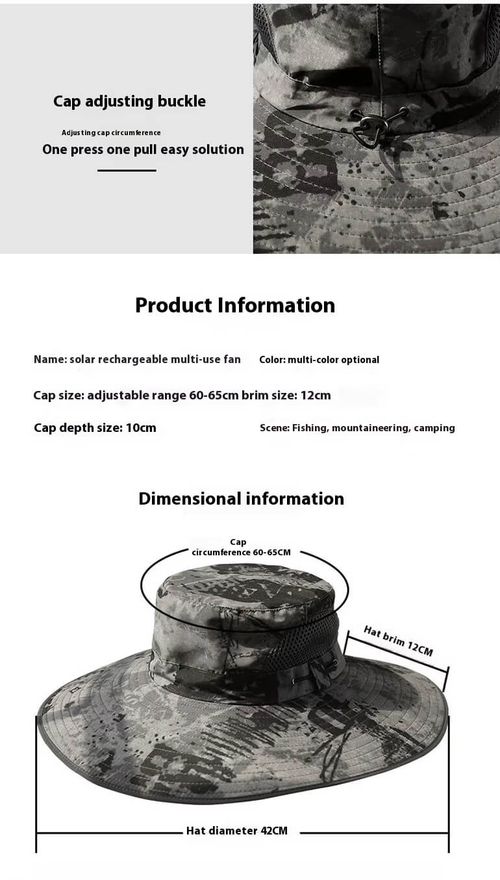 Solar Multi-Fan Hat