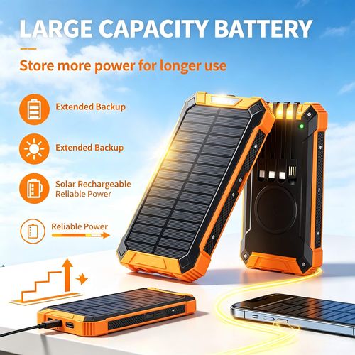  Waterproof Solar Power Bank