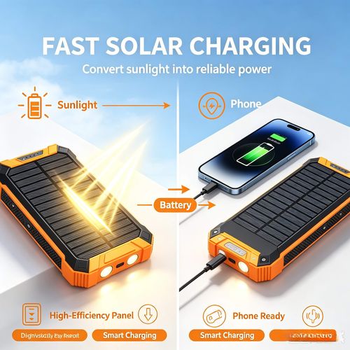 Waterproof Solar Power Bank