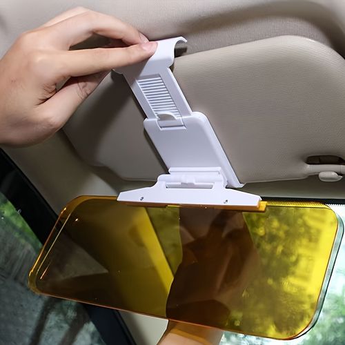 Anti-glare sun visor