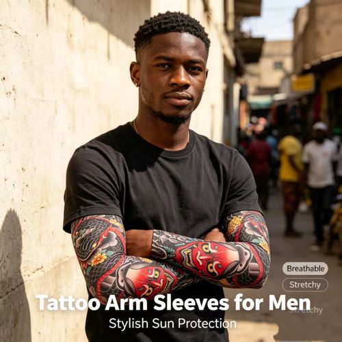 UV-Protective Ice Silk Tattoo Sleeves