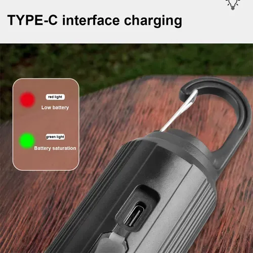 Solar Light Emitting Diode Camping Light with USB Charging White ABS Body Waterproof Outdoor Tent Light for Barbecue and Camping 2175 sales