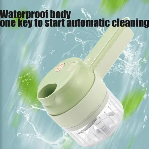 （Limited time 50% off promotion）2026 New Handheld Electric Vegetable Cutter Set Multifunctional Mini Electric Grinder 1963 sales