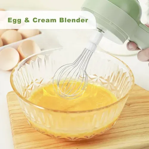 （Limited time 50% off promotion）2026 New Handheld Electric Vegetable Cutter Set Multifunctional Mini Electric Grinder 1963 sales