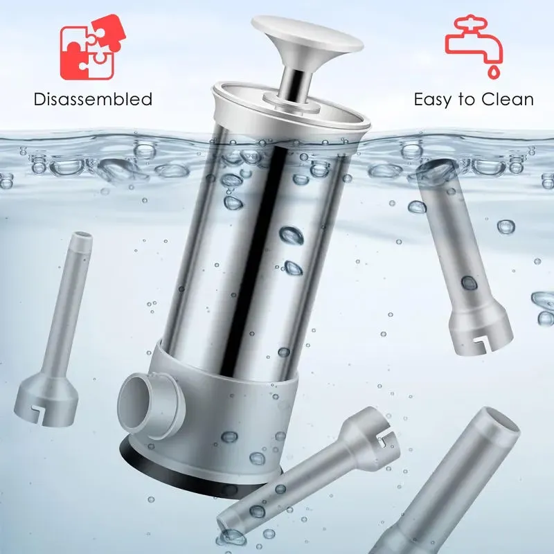 🔥Hot Sale🔥 Sausage Stuffer with 4 Different Sizes Stuffing Tubes