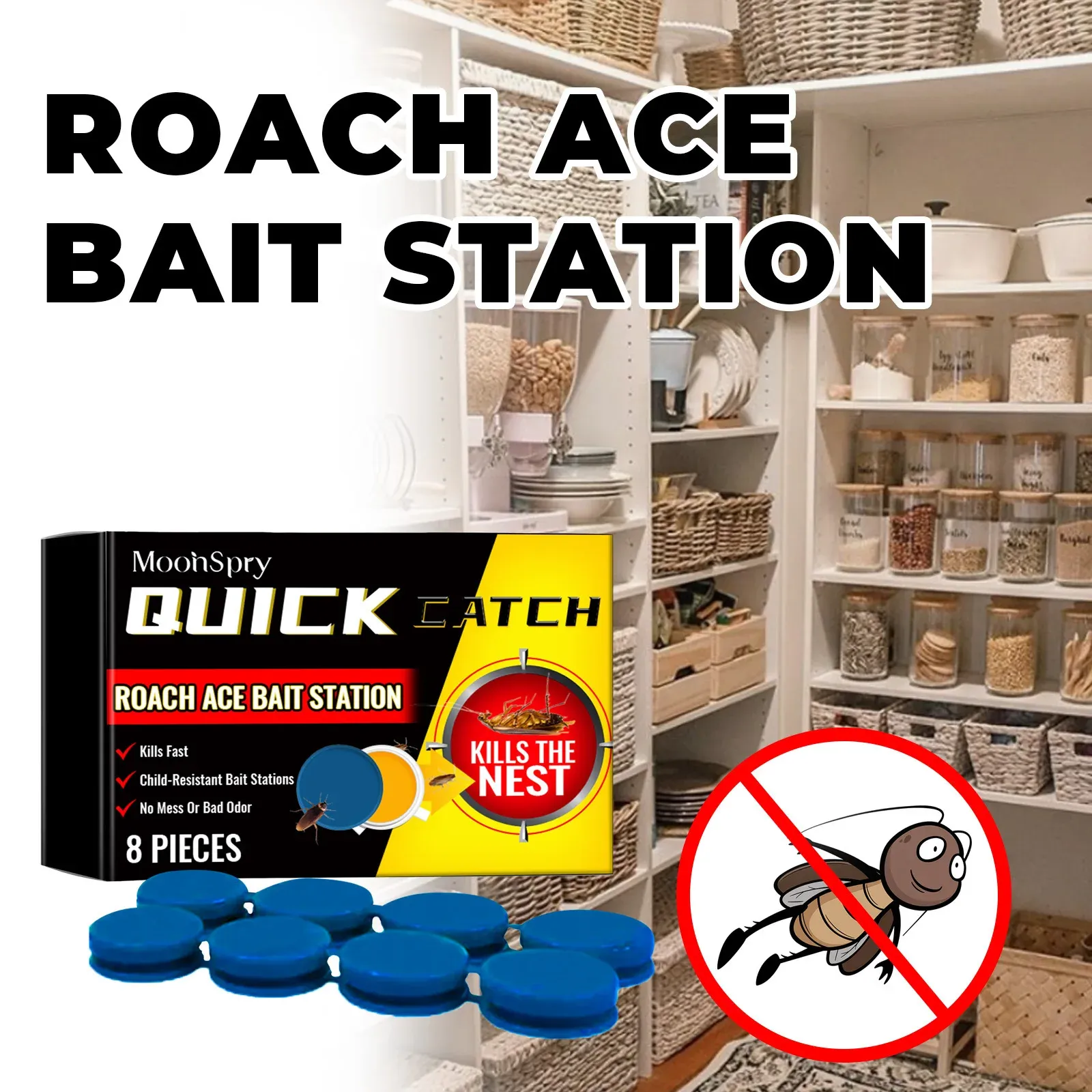 Roach Ace Bait Station(2 Boxes)