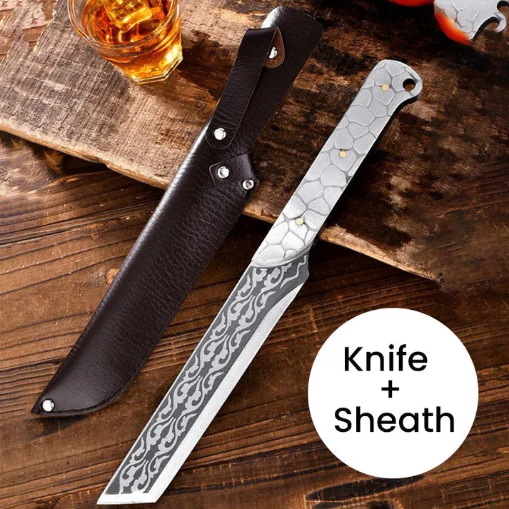 Sharp multipurpose kitchen knife