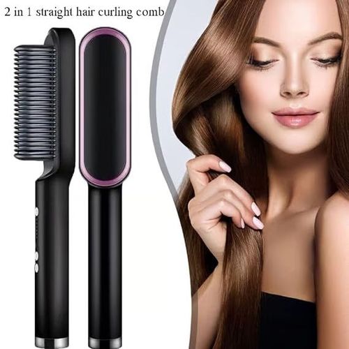 2 in 1 Negative Ion Hair Straightener Styling Comb
