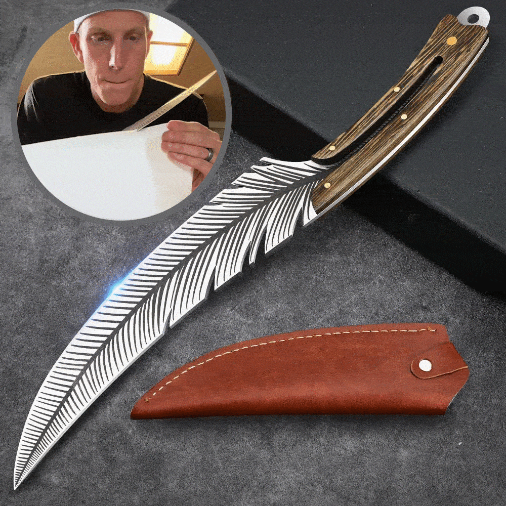 Feather Boning Forged Kitchen Knife, Meat Cleaver