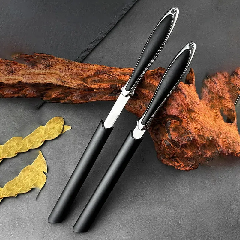 Portable Camping Straight Steel Knife（2PCS）