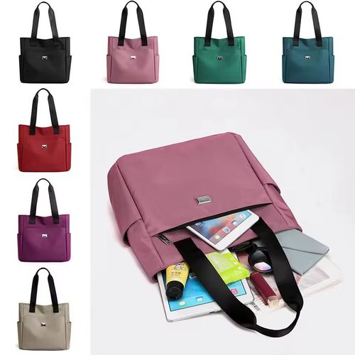 🔥Large Capacity Water Repellent Multi Pocket Nylon Shoulder Bag👜