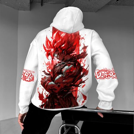 Unisex Anime Graphic Streetwear Vintage Hoodie