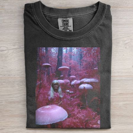 MUSHROOM FOREST BARBIE GIRL TEE