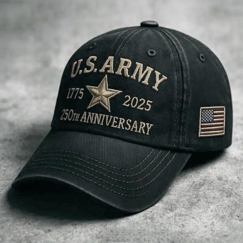 250th Anniversary U.S. Army Cap: Patriotic Veteran Gift