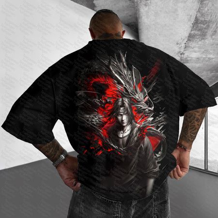 Unisex Anime Inspired Vintage T-Shirt.Na