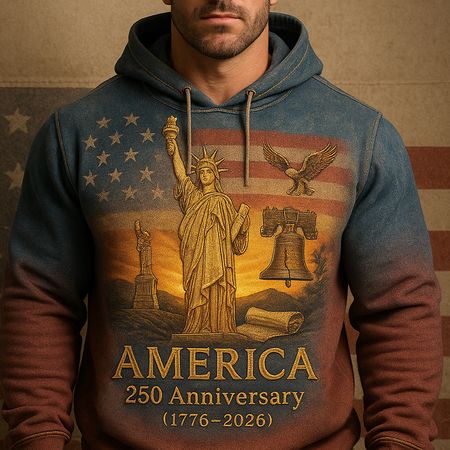 U.S. 250th Anniversary Casual Hoodie