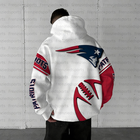 Unisex &amp;amp;amp;amp;quot;New England Patriots&amp;amp;amp;amp;quot; Graphic Streetwear Vintage Plush Hoodie