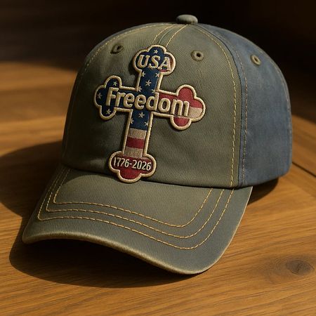 US 250th Anniversary Faith Printed Casual Hat