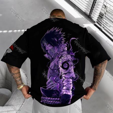 (Naruto)Unisex Anime Inspired Vintage T-Shirt