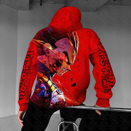 Vegeta Unisex “DRAGON BALL” Anime Graphic Streetwear Vintage Hoodie