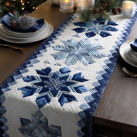 Snowflake Quilted Table Runner GFTOMA8063
