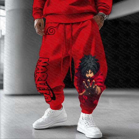 Unisex    Casual Anime Streetwear Pants.Na
