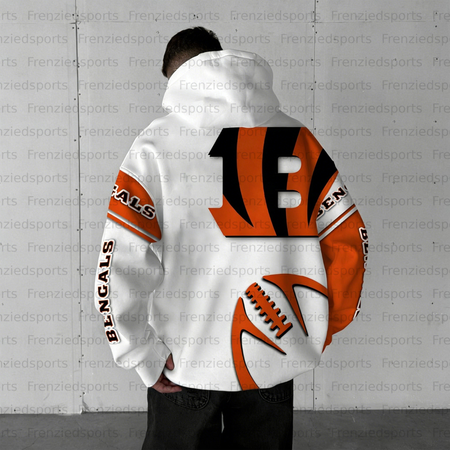 Unisex &amp;amp;amp;amp;quot;Cincinnati bengals&amp;amp;amp;amp;quot; Graphic Streetwear Vintage Plush Hoodie
