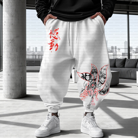 Unisex Casual Anime Streetwear Pant