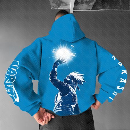 Unisex   Anime Graphic Streetwear Vintage Hoodie.Na