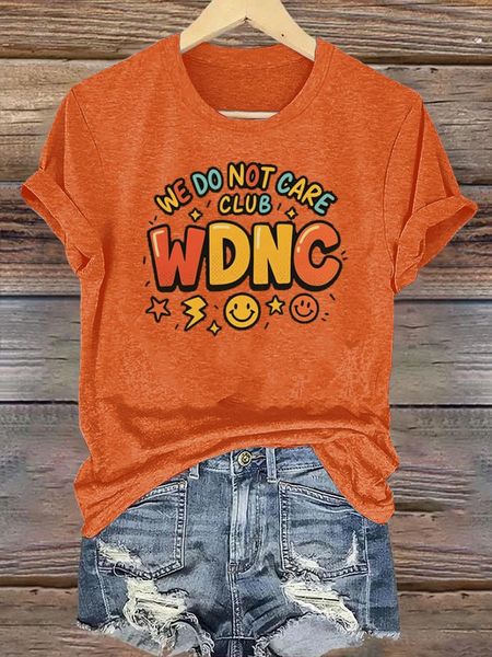 Women's  Retro Funny Proud Member Of Club Menopause Perimenopause Print T-Shirt