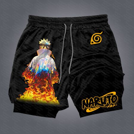 Unisex    Casual Anime Streetwear Shorts.Na