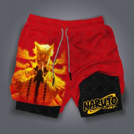 Unisex    Casual Anime Streetwear Shorts.Na